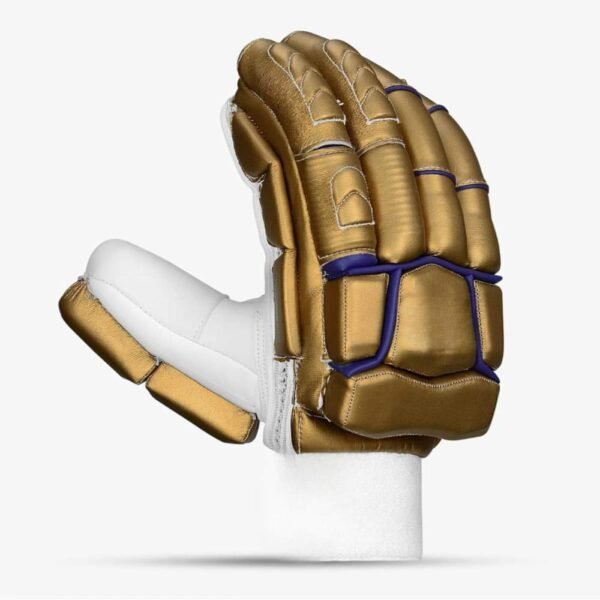 Gold/Purple Batting Gloves