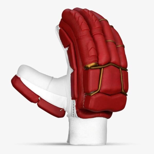 Red/Bronze Batting Gloves