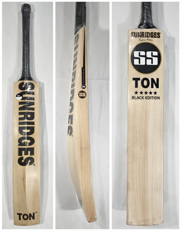 SS Retro Black Edition English Willow Cricket Bat