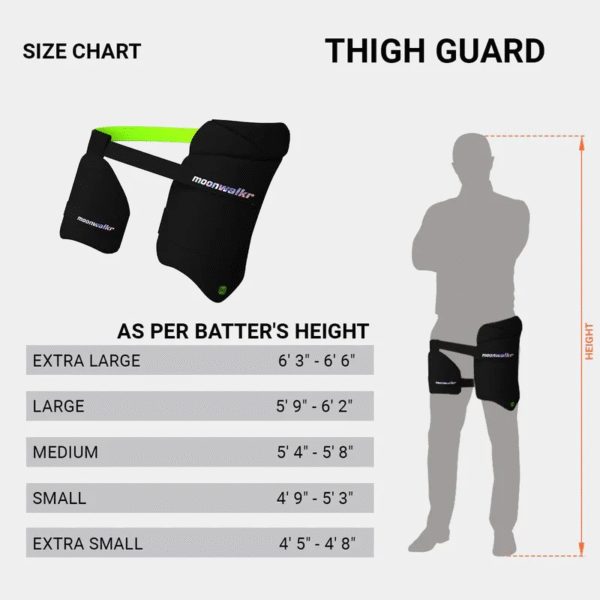 MoonWalkr Thigh Guard 2.0 Black (Medium, RH) - Image 7