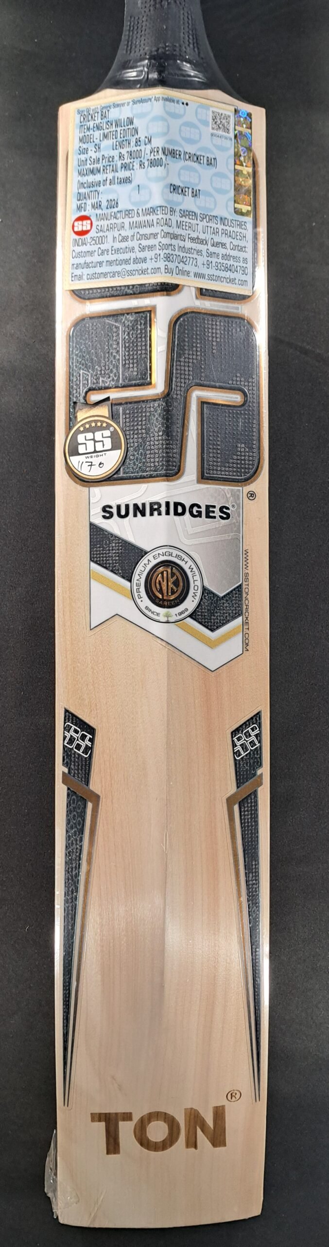 SS Limited Edition Cricket Bat