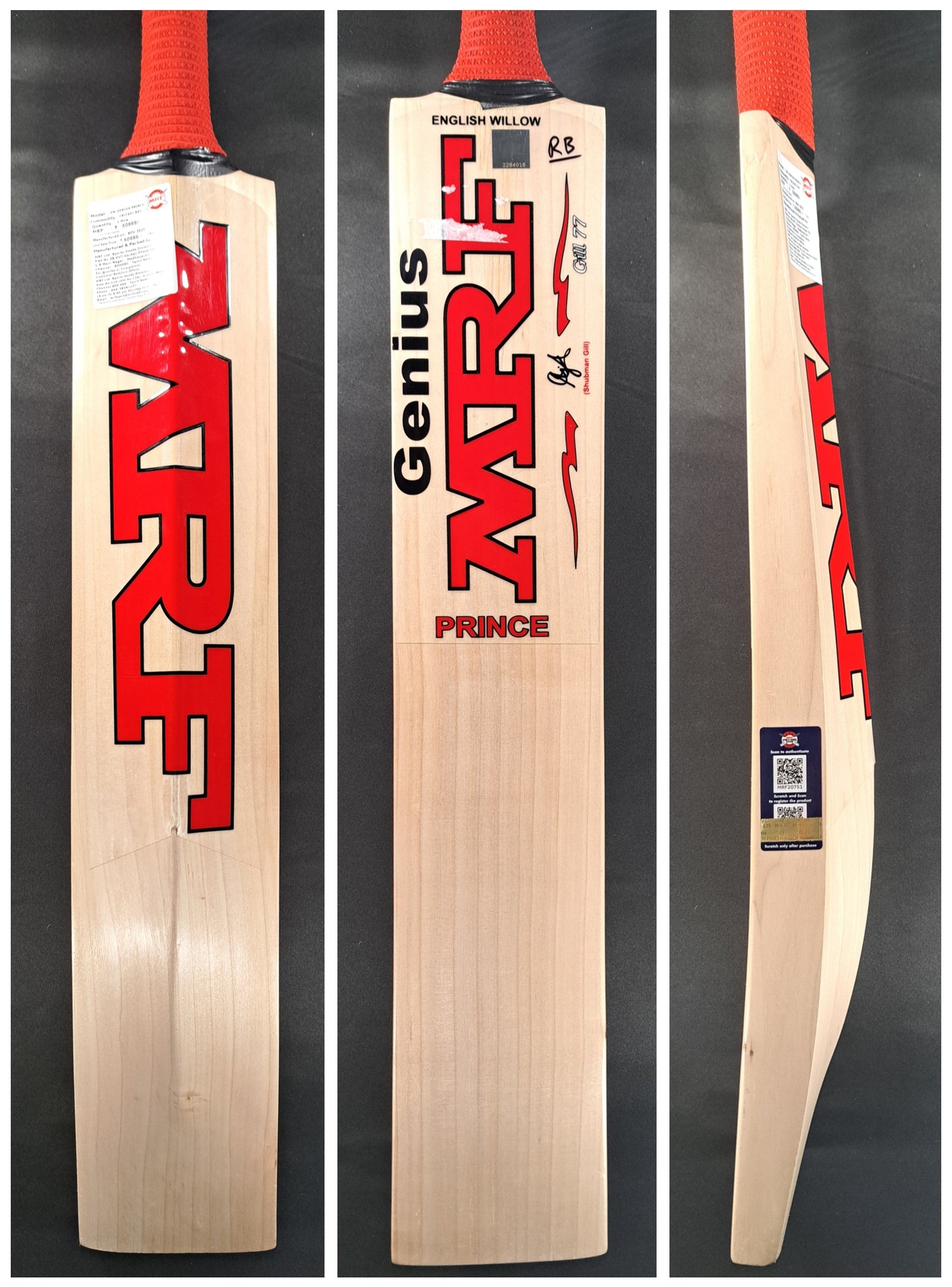 MRF Genius Prince Cricket Bat